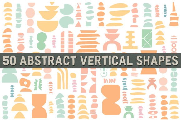Download Vertical Abstract Shapes PNG and Brushes - Brush Collection