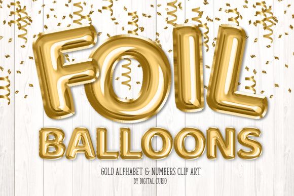 Download Gold Foil Balloon Alphabet Clipart - Alphabet clipart Collection
