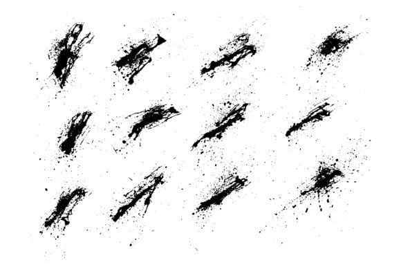 Download Inkblot Dirty Splash Texture Set - Ink Collection