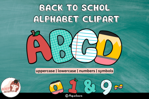 Download Back to School Alphabet Clipart - Alphabet clipart Collection