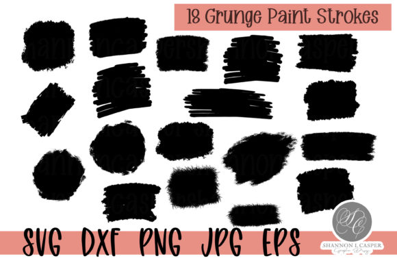Download Paint Brush Strokes - SVG &amp; Sublimation - Brush Collection