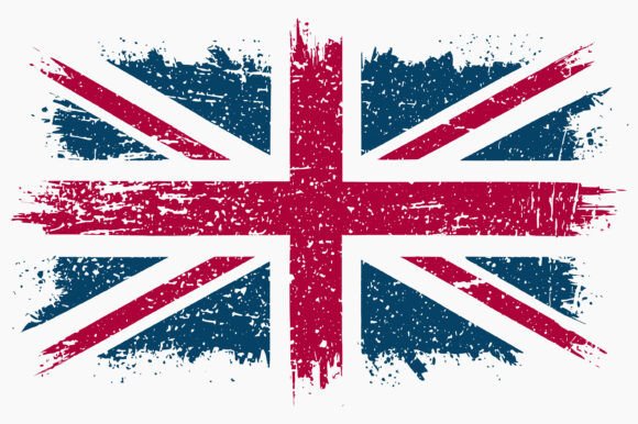 Download Distressed Brush Stroke Union Jack Art - Brush Collection