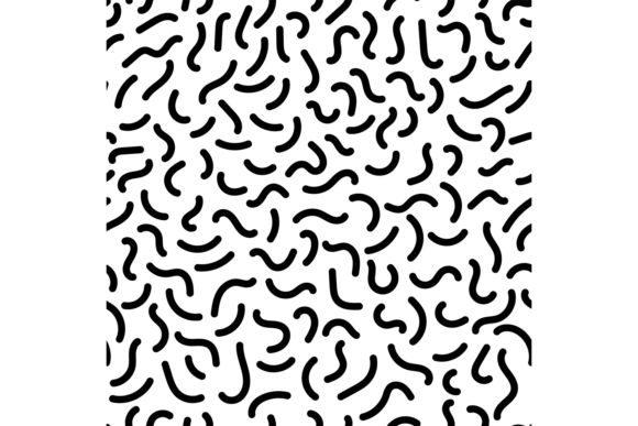 Download Curve Line Pattern. Seamless Ink Stroke - Ink Collection