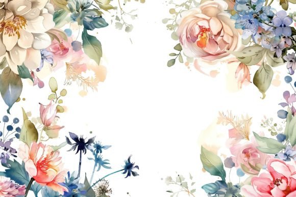 Download Watercolor Wedding Frame - Wedding frame Collection