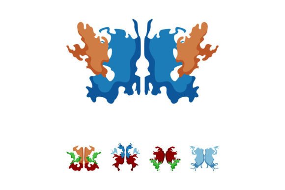 Download Psychological Inkblot Test Concept with - Ink Collection